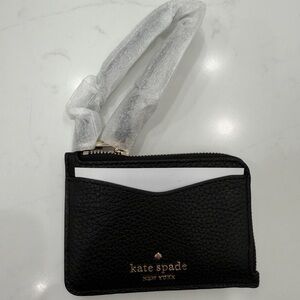 Kate Spade Black and White Card Holder